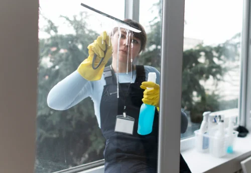 Nettoyage de vitres intérieures et extérieures à Sainte-Magnance